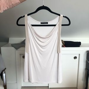 All Saints Cowl Neck Tank Top